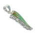 Genuine Sterling Silver Turquoise Pendant MX65349